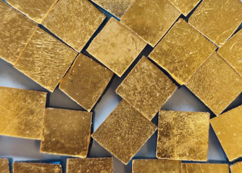24k gold tiles