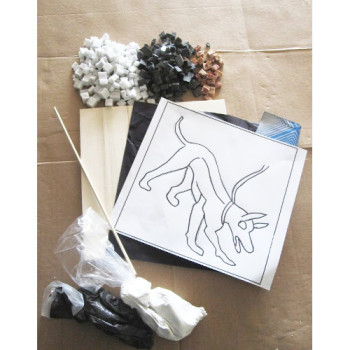 Cave Canem SMALL marble mosaic kit