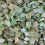 008-GA22 LIGHT GREEN 10x10mm metallic vitreous glass mosaic tile