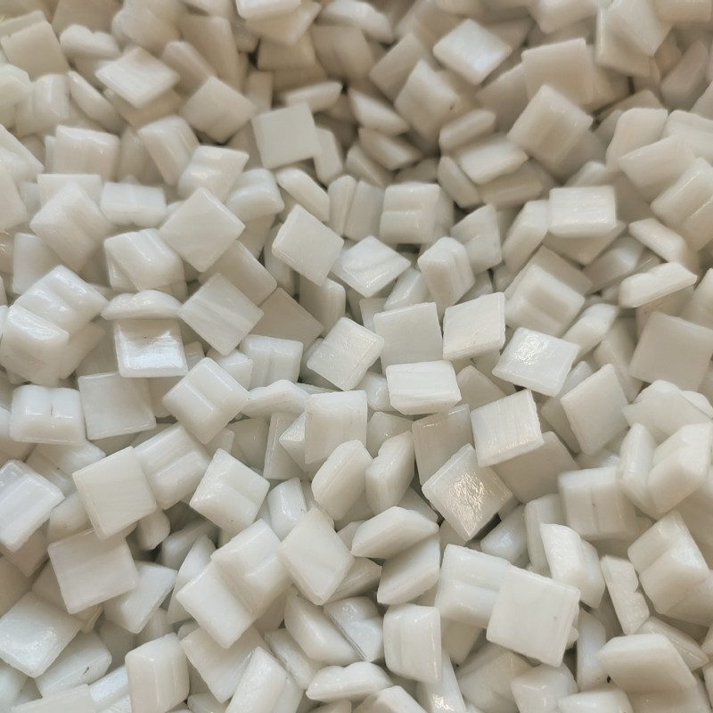 002-GA29 WHITE with veins 10x10mm metallic vitreous glass mosaic