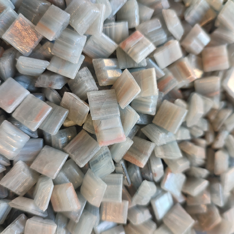 003-GA58 GREY 10x10mm metallic vitreous glass mosaic tiles