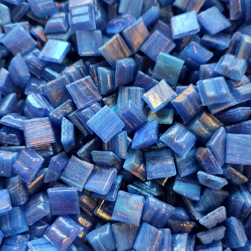 007-GA72 DARK BLUE 10x10mm metallic vitreous glass mosaic tiles