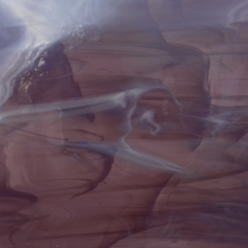 211. Wispy Plum glass sheet