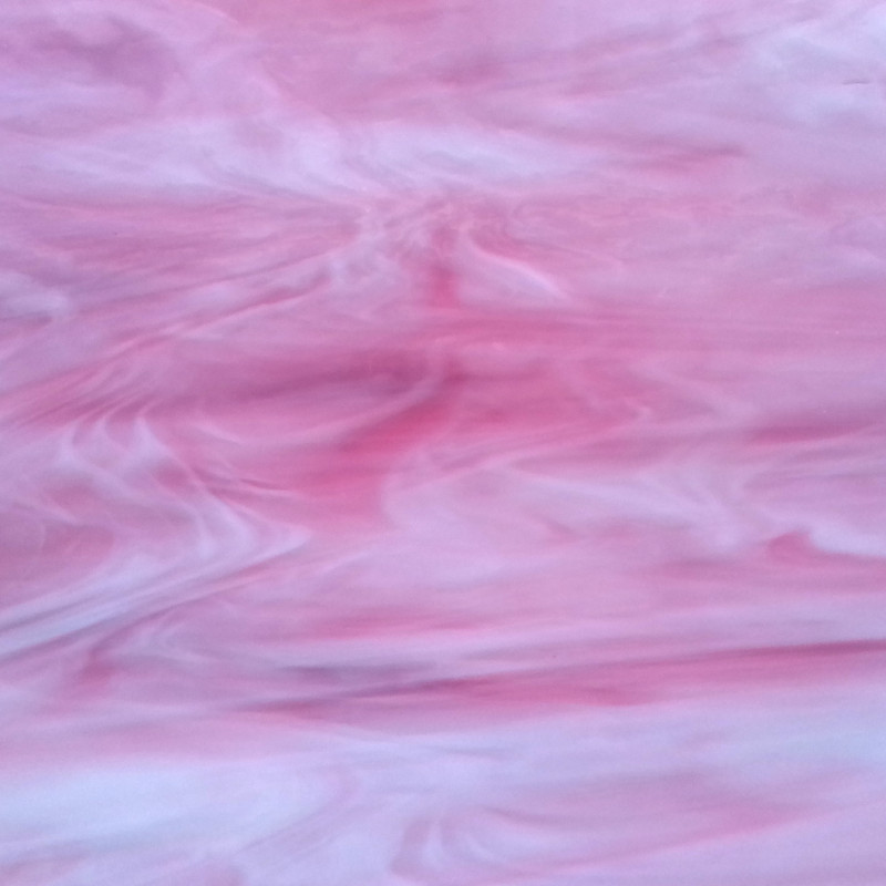 200. Pink Swirl glass sheet
