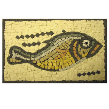 Roman Fish marble mosaic kit