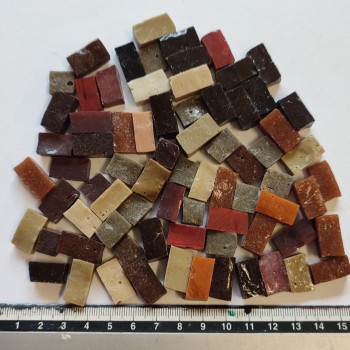 Brown Mixed Smalti. 100g