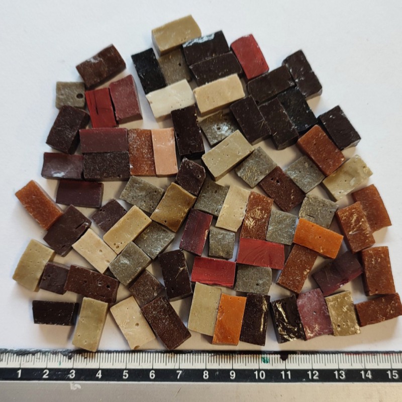 Brown Mixed Smalti. 100g