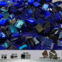 002. Blue Mix mirror mosaic tiles