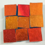 G2070 Orange Gold 24k mosaic tiles