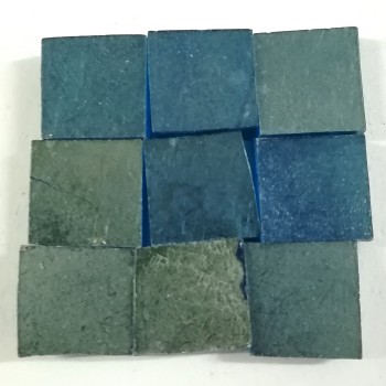G2090 Grey/Blue Gold 24k mosaic tiles