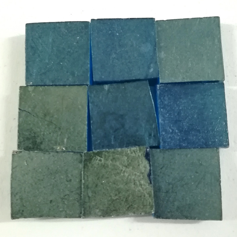 G2090 Grey/Blue Gold 24k mosaic tiles