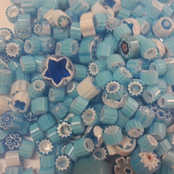 010 Azure Mix Millefiori