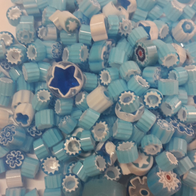 010 Azure Mix Millefiori