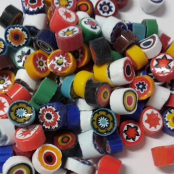 004 Opaque Large (8-10mm) Mix Millefiori