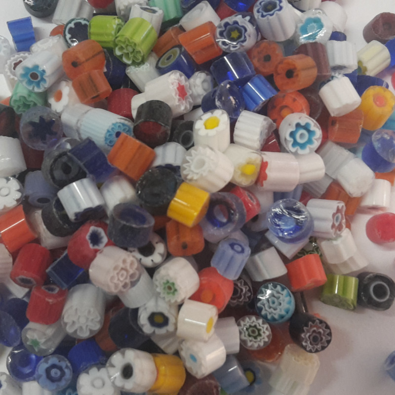 006 Transparent Small (5-6mm) Mix Millefiori