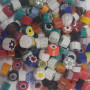 007 Transparent Medium (7-8mm) Mix Millefiori
