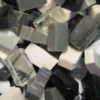 Black white Mixed Smalti. 100g
