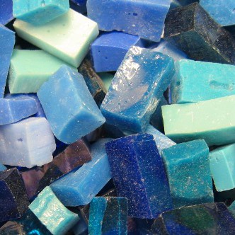 Blue Mixed Smalti. 100g