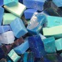 Blue Mixed Smalti. 100g
