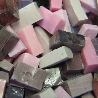 Pink Purple Mixed Smalti. 100g