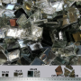 001. Silver Mix mirror mosaic tiles