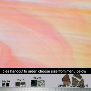 170. Orange Cream glass tiles  100g