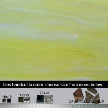 150. Yellow glass tiles  100g