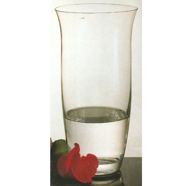 Vase en cristal 25.5cm haute